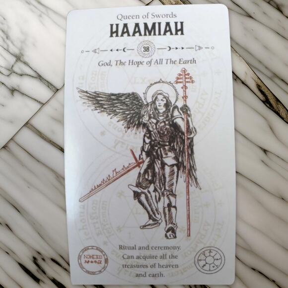 New Angel Tarot Cards Deck‎ Oracle Witch Wicca Divination Zodiac Romantic Love - Picture 3 of 3